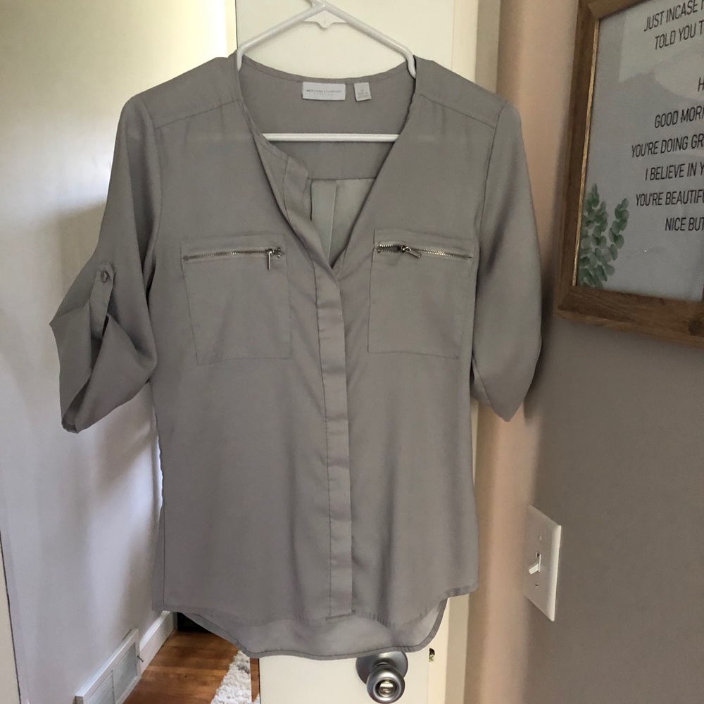 Grey blouse